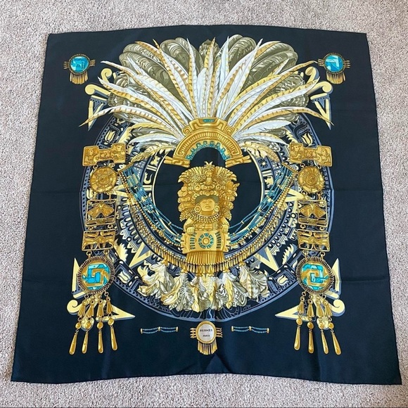 Hermes Accessories - Hermes Mexique Scarf - Vintage - EUC - Authentic!